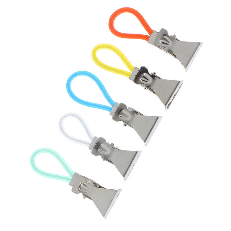 Durable Tea Towel Hanging Clips Clip On Hook Loops Hand Towel Hangers 5 liP N Pb