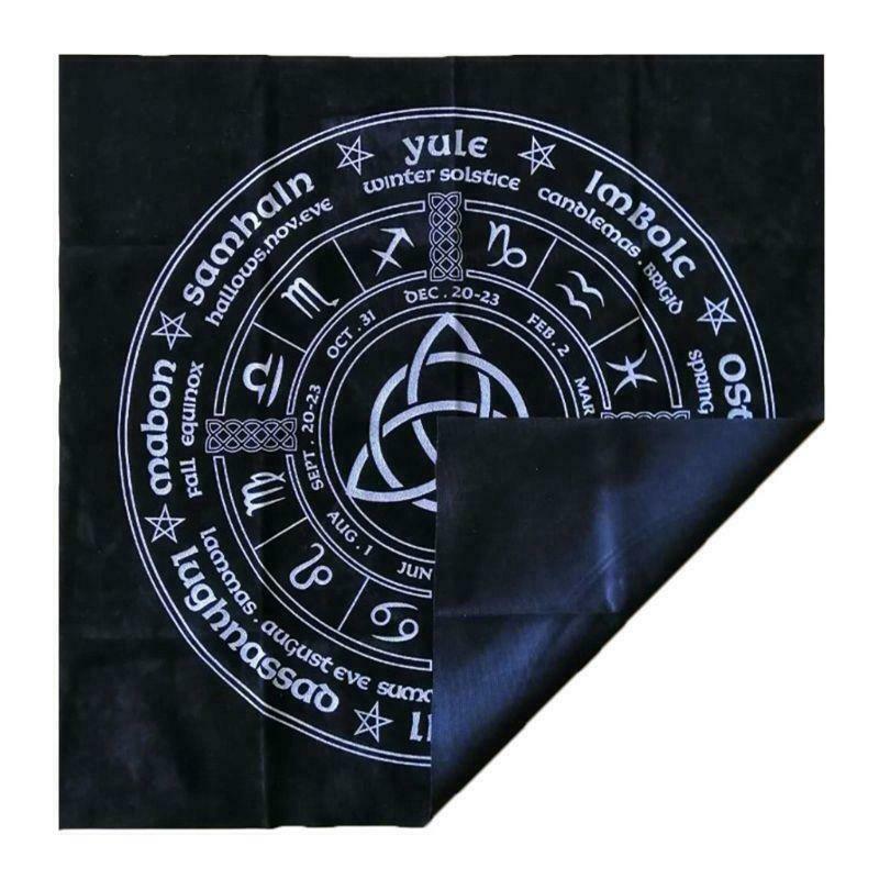Constellation Tarot Tablecloth Witch Divination Altar Cloth Board Game Card Pad