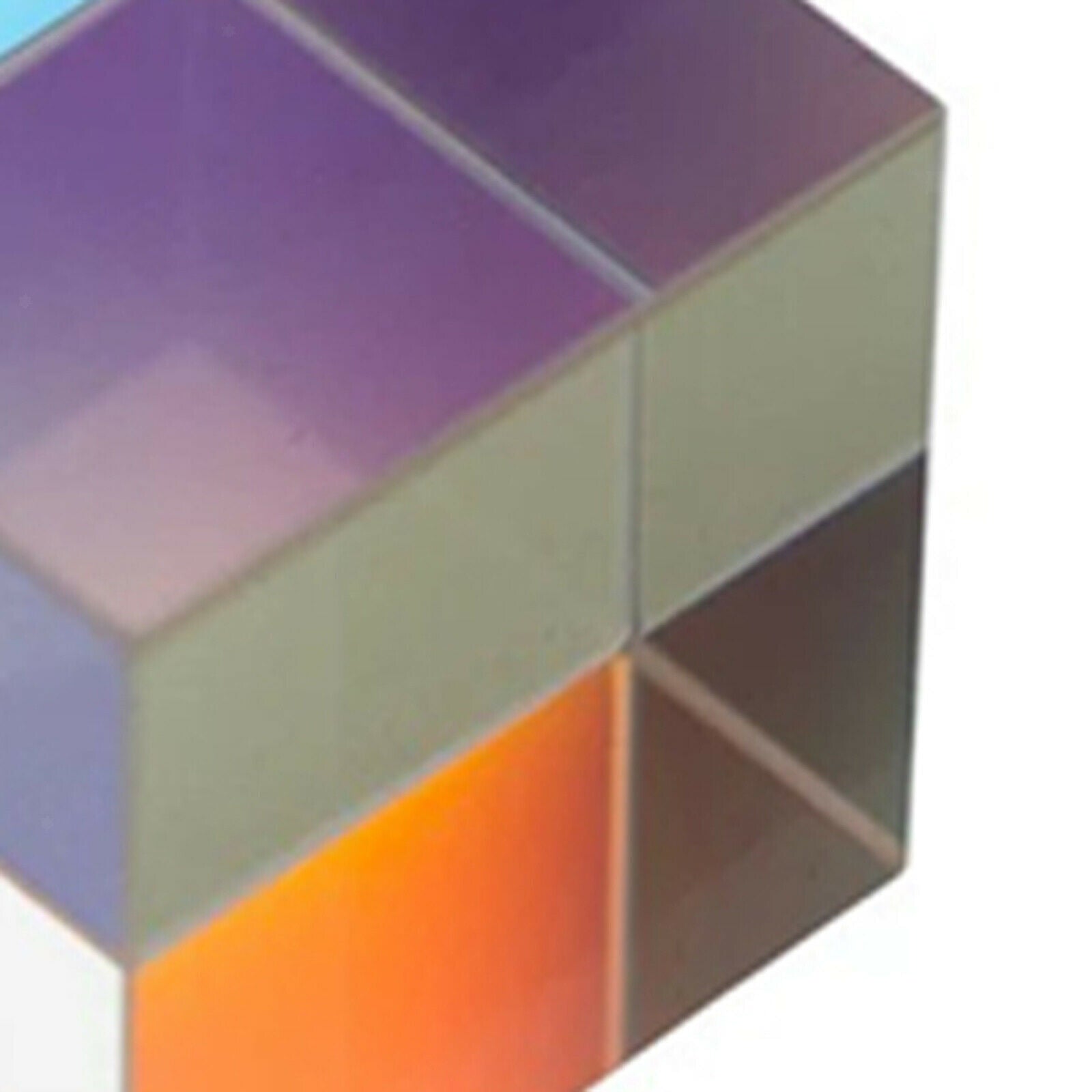 Six--Sided Polished Prism Color Bright Light Combine Cube for Gift for Kids