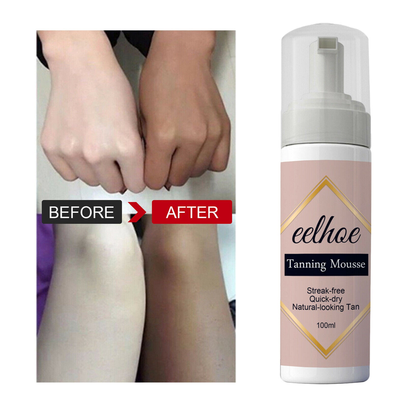 Natural Bronze Self Tanning Lotion Long Lasting No Trace Skin Care 100ml