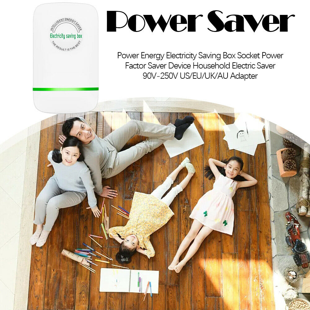 Power Energy Electricity Saving Box Socket Factor Saver Device EU Plug LIN