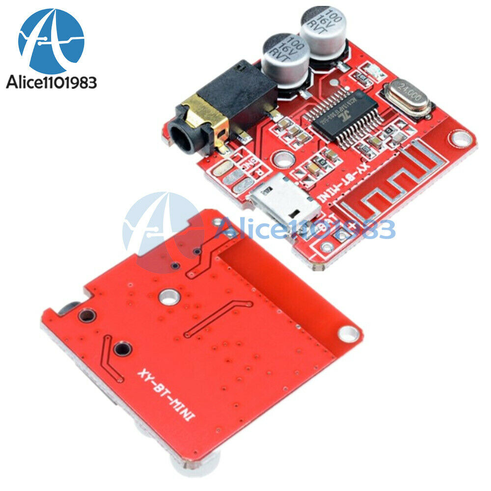 5PCS 3.7-5V Mini Bluetooth4.1 Audio Receiver MP3 Decoder Amplifier Circuit Board