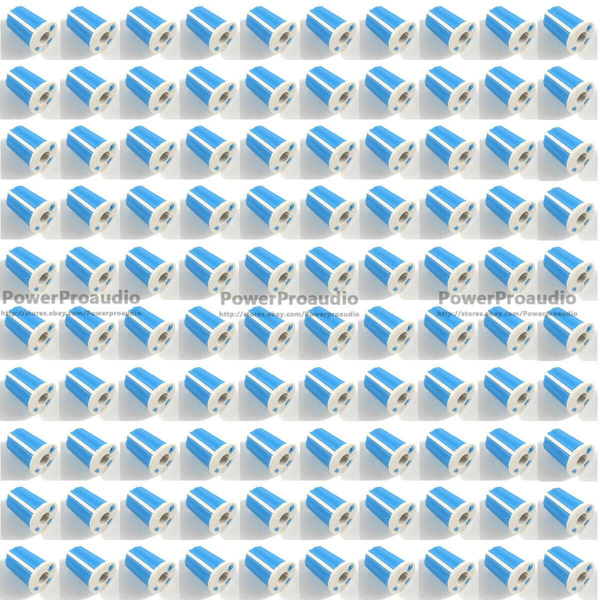 100 x Blue EQ Rotary Knob - DAA1176 DAA1305  For Pioneer DJM800 900 2000 NXS