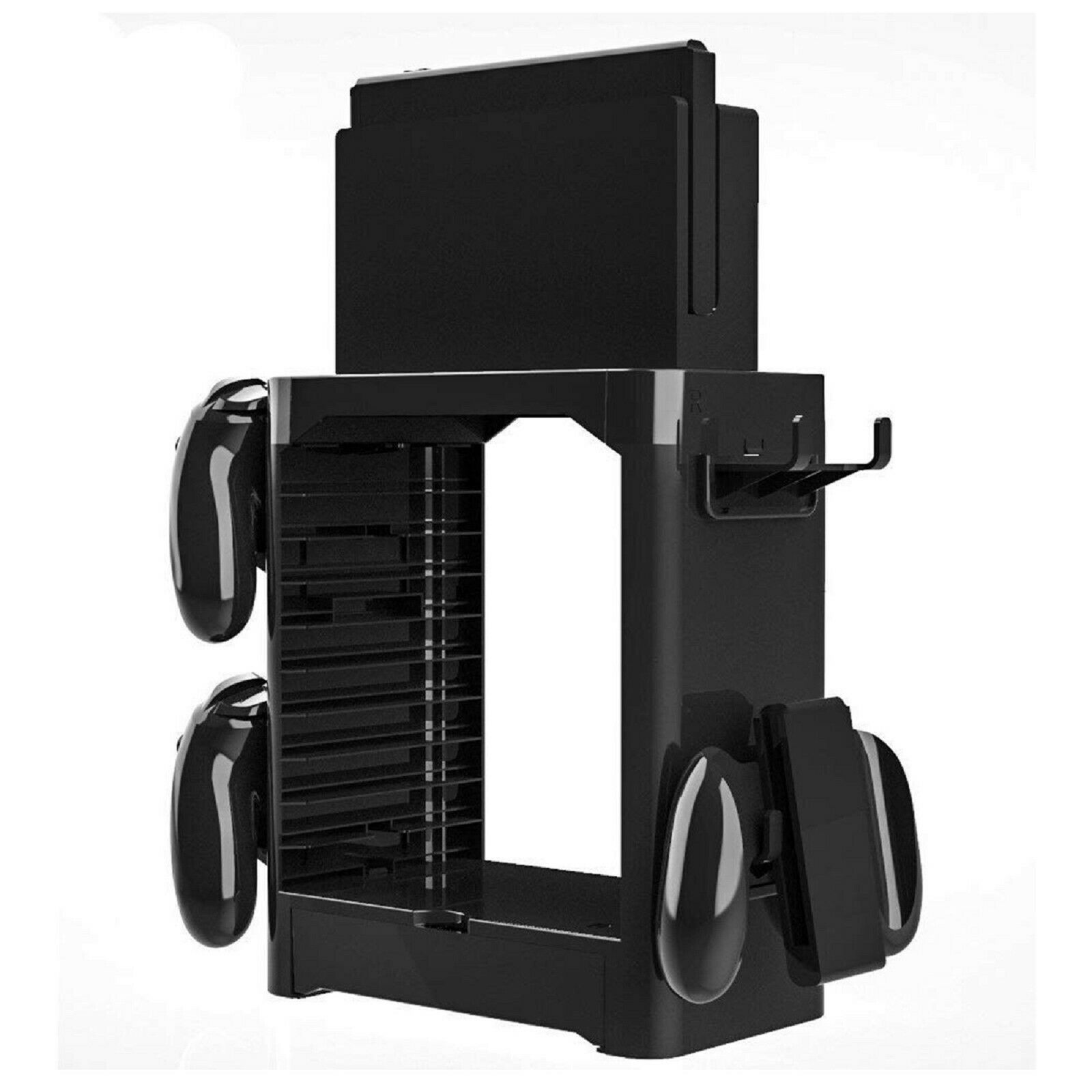 Multi-Function Storage Bracket Shelf for Gaming Switch Disc Console Controller