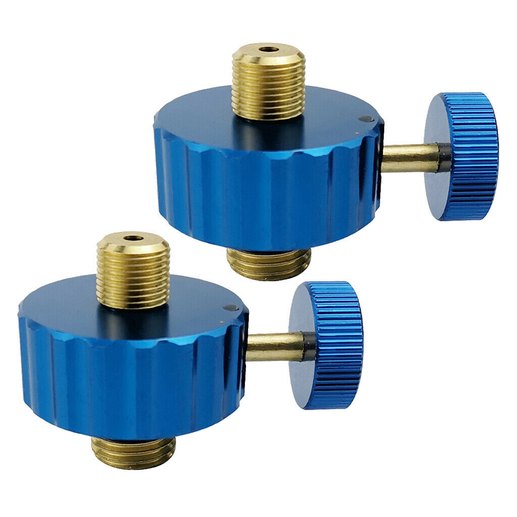 2x Camping LPG Conversion Gas Tank Head Adapter for Saudi Middle East Stoves