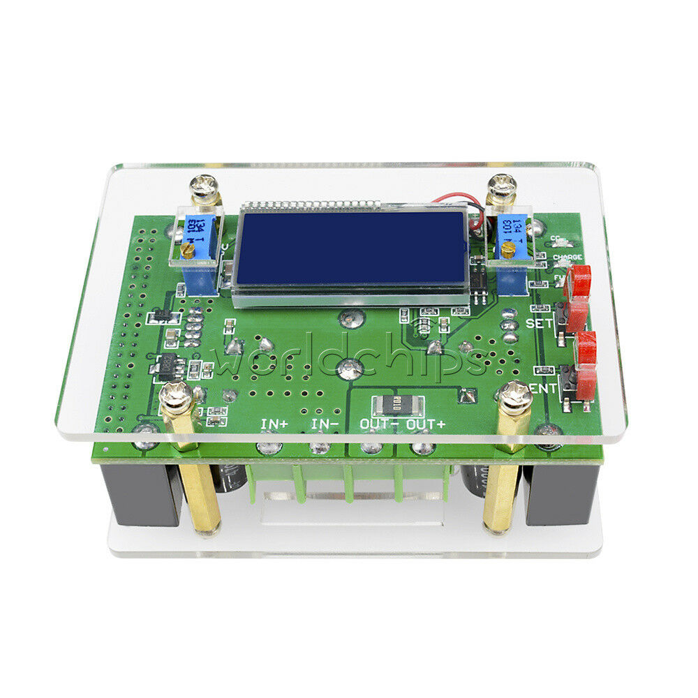 10A DC-DC 10-32V Step Down to 10-60v Boost Power Supply + LCD volt Ammeter