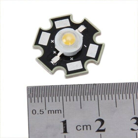3W High Power Star LED Light Lamp Bulb (White) H8L2