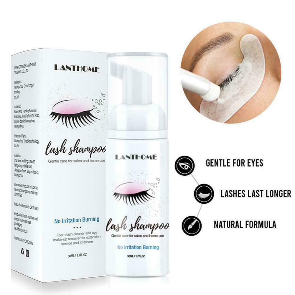 50ml Professional Eyelashes Foam Cleaner Eyelash Extension Cleanser Hot O2Y8