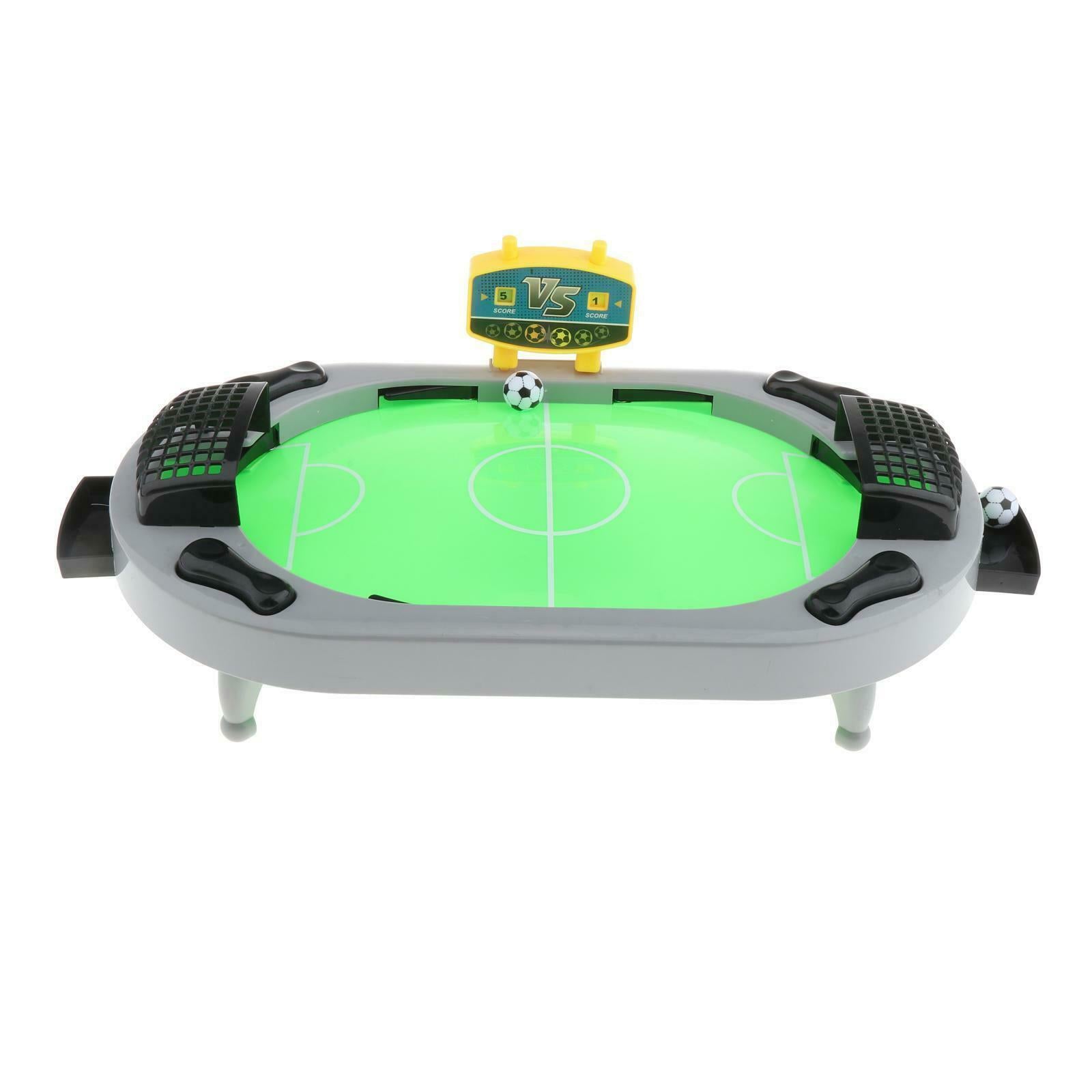 Novelty Table Soccer Game Sport with Two Balls and Score Keeper for Kids