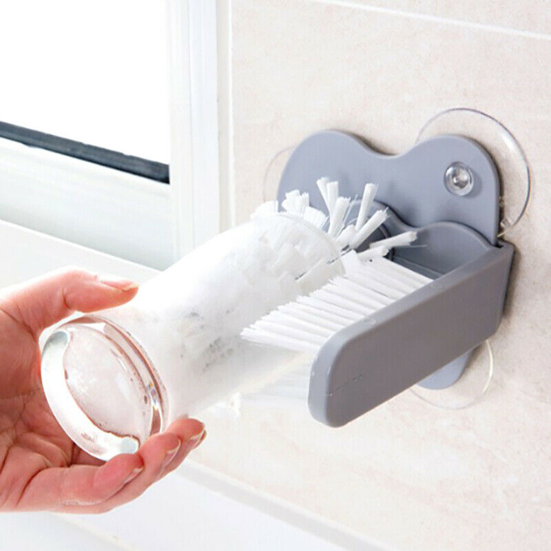Creative Glass Cleaning Brush Bottles Cleaner Kitchen Dish Washing Roller BruDD