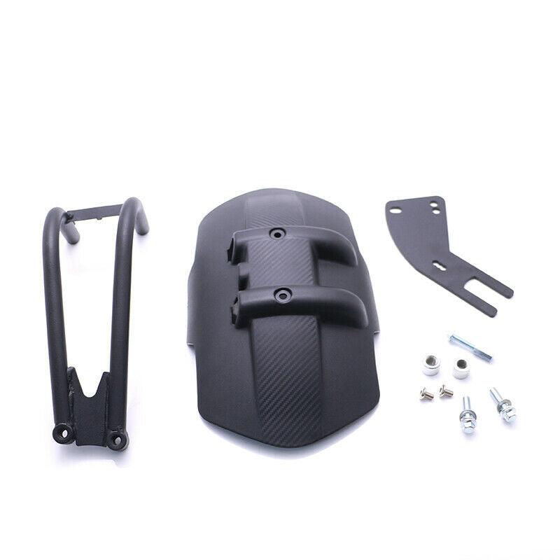 Retro Black Rear Wheel Fender Splash Mudguard Guard Cover For Yamaha MT-07 Z650