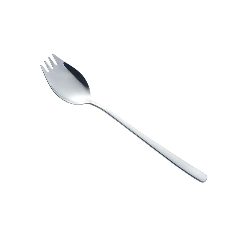 Portable Stainless Steel Spork Cutlery Flatware Outdoor Picnic Utensils