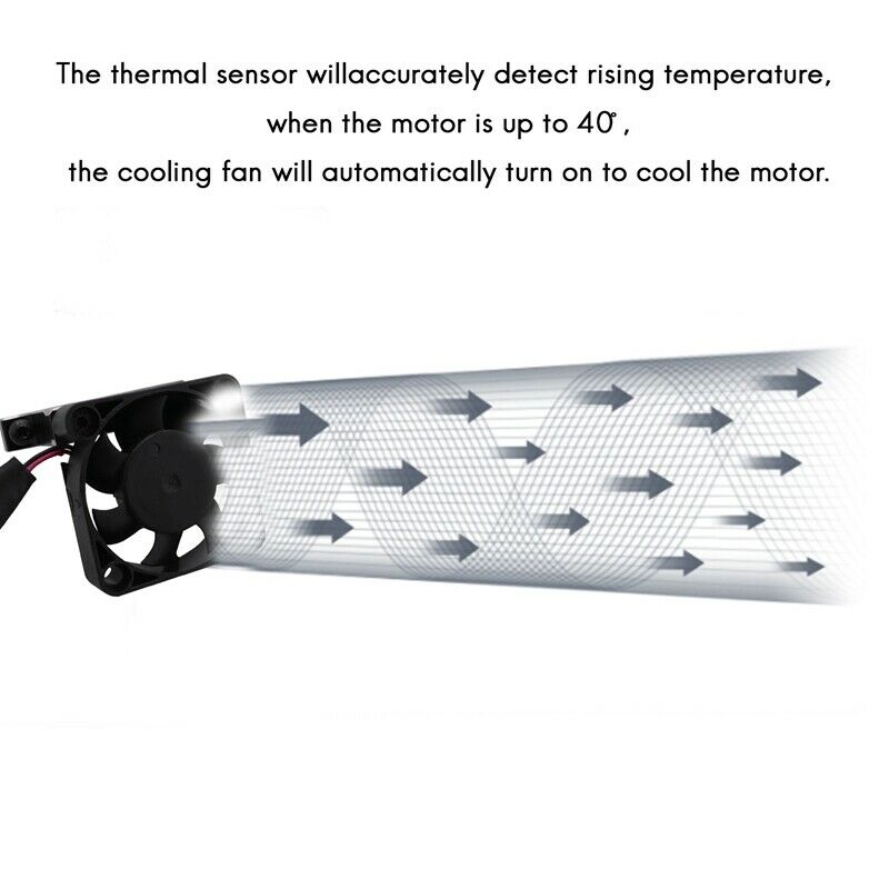 RC 4268 4274 Motors Heatsink + High Speed Cooling Fan CNC Machined Alu Alloy fF8