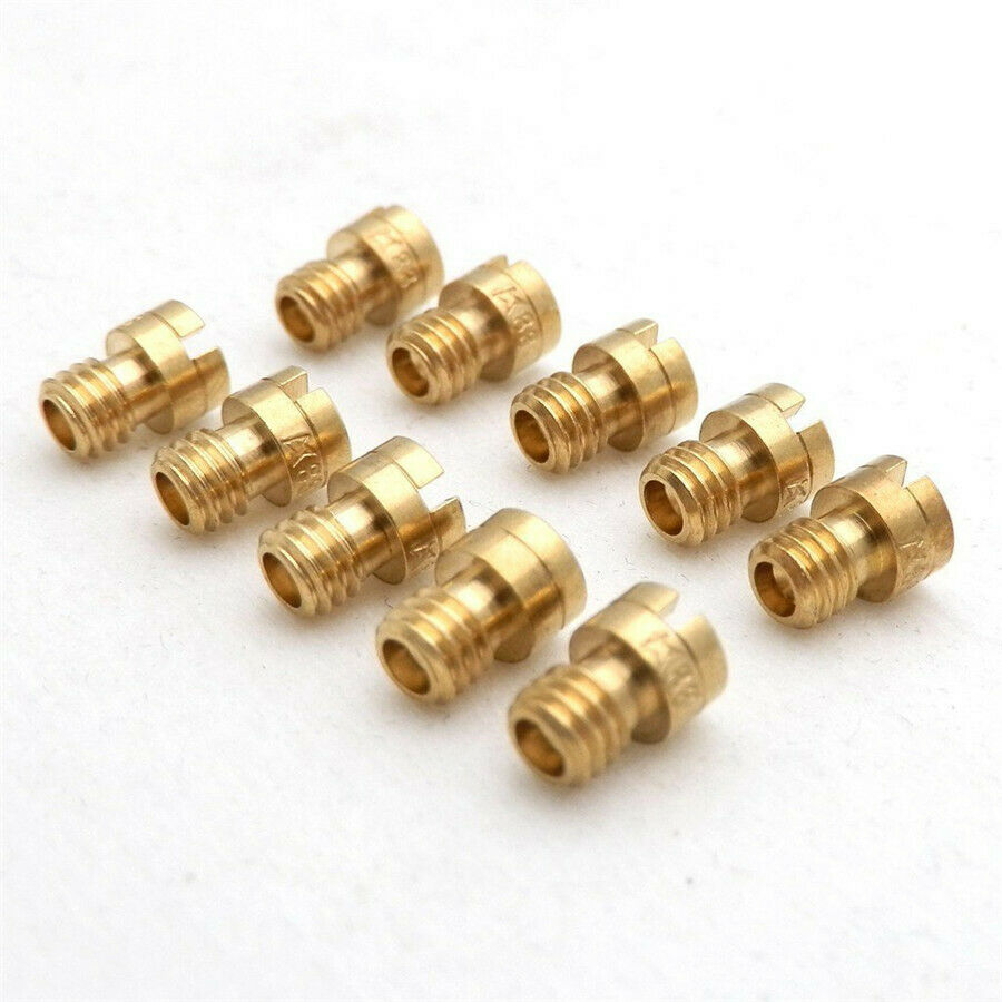 10xPZ19 Round Head Main Jet 4mm 82-105 for GY6 50cc 139QMB Scooter Carb US STOCK