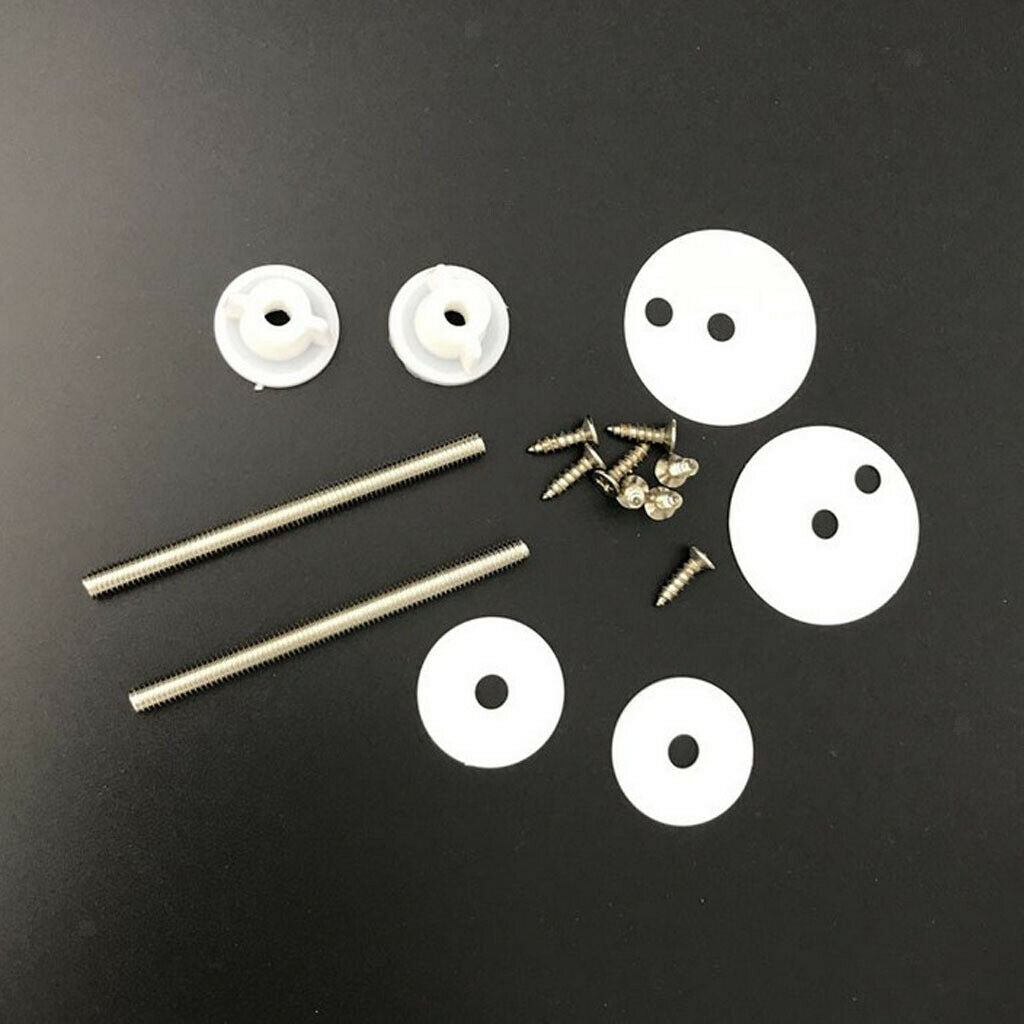 Zinc Alloy Replacement Toilet Seat Hinges Mountings Set Accessories