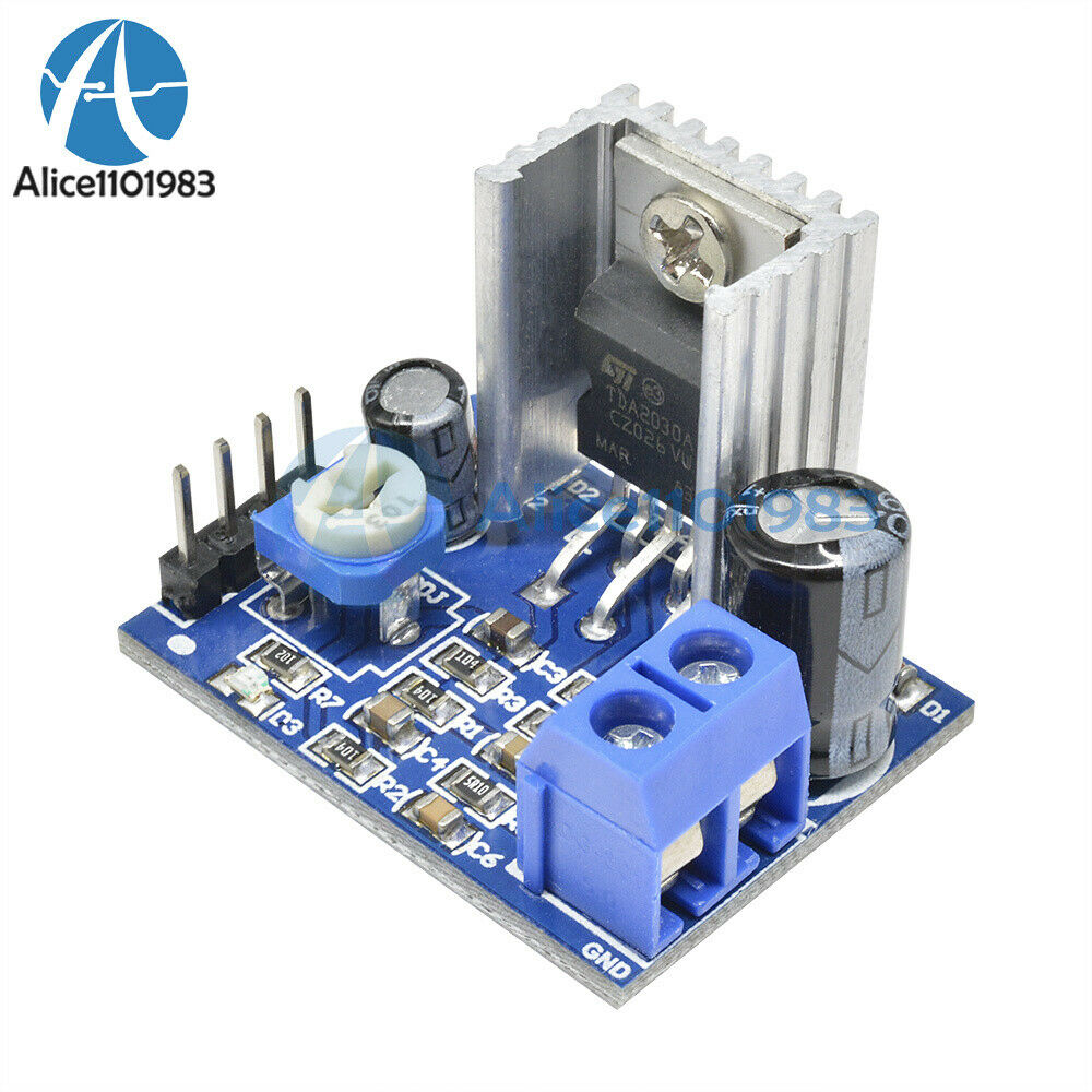 5PCS Power Supply TDA2030 Audio Amplifier Board Module TDA2030A 6-12V Single