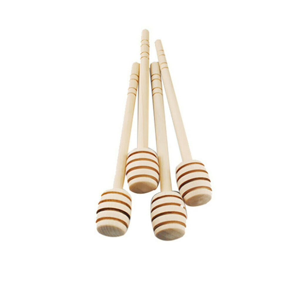 24 pack Wooden Mini Honey Dipper Sticks for Dispense Drizzle Honey Drizzling