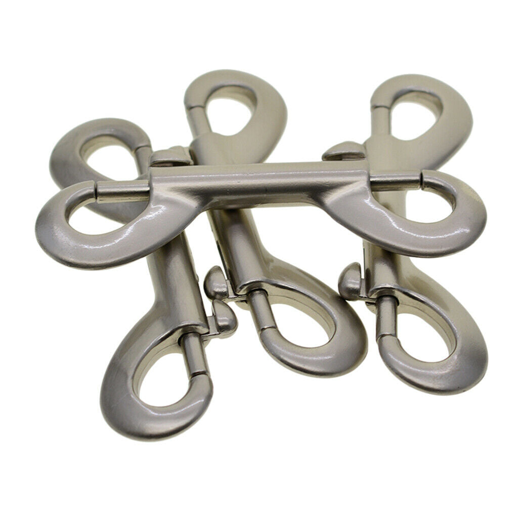 Set of 4 Heavy Duty 3.5" Double Ended Bolt Snaps - Designed for Agricultural,
