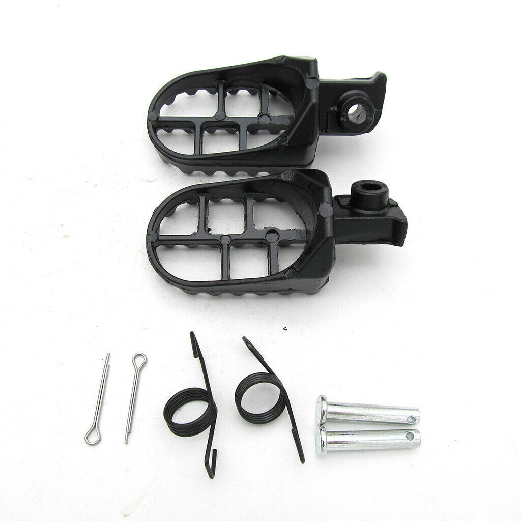 Black CNC Aluminium Alloy Footrest for Yamaha TW200 PW50 PW80 TTR90 TTR90E