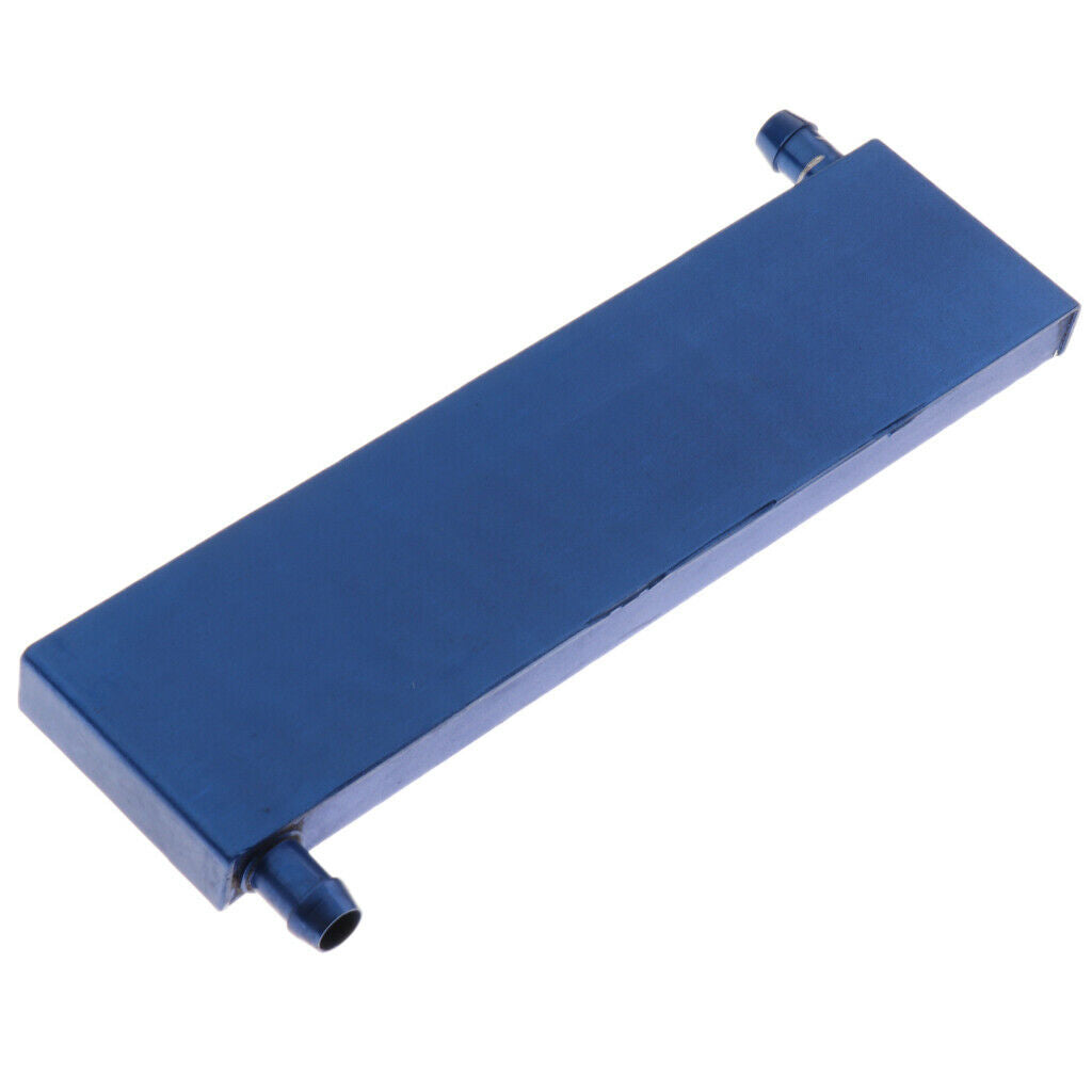 Aluminum 2 Way Water Cooling Block for CPU Radiator Heatsink 40x160mm