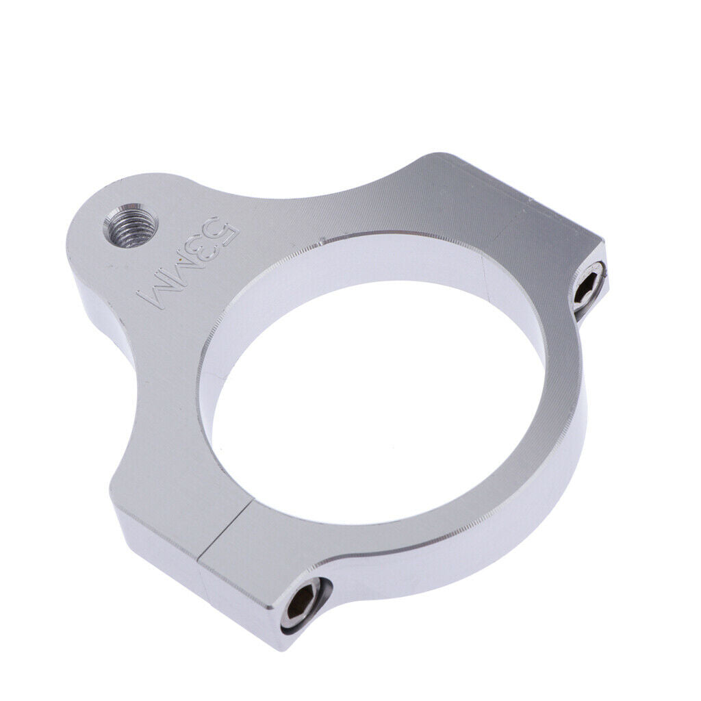 Aluminum Steering Damper Mounting Stanchion Bracket Fork Clamp tube ~ 53mm