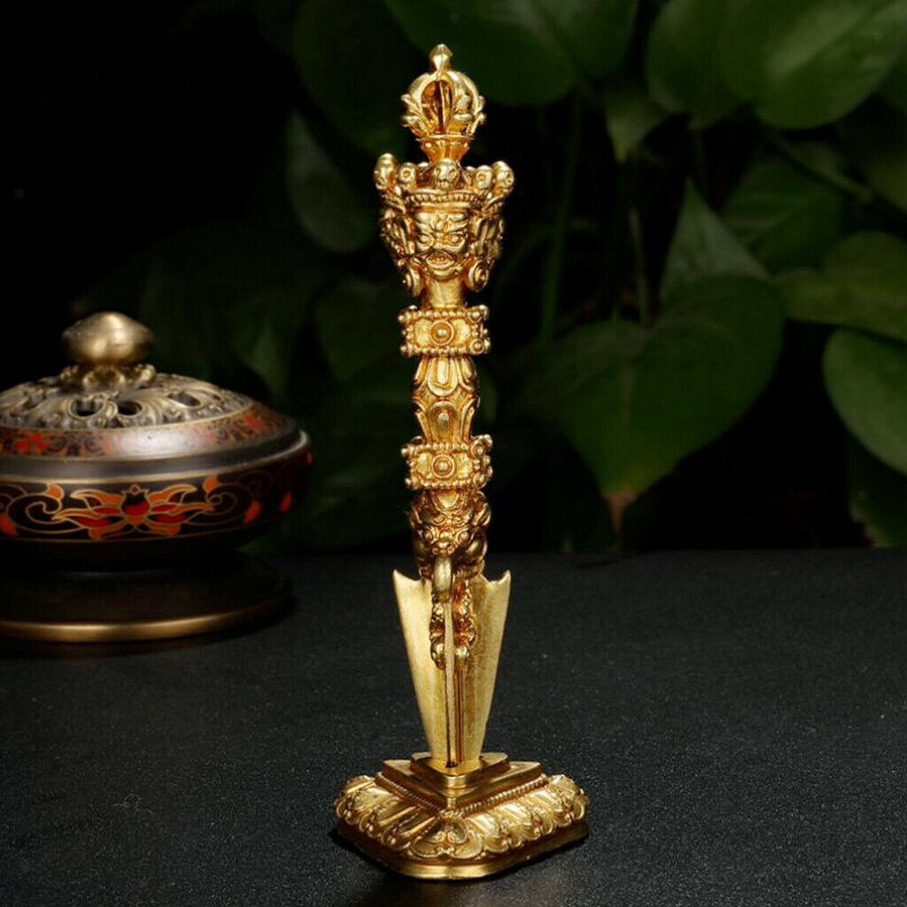 Amulet Phurba Vajra Dorje Handmade Pendant Necklace Tibet Buddhist Decor