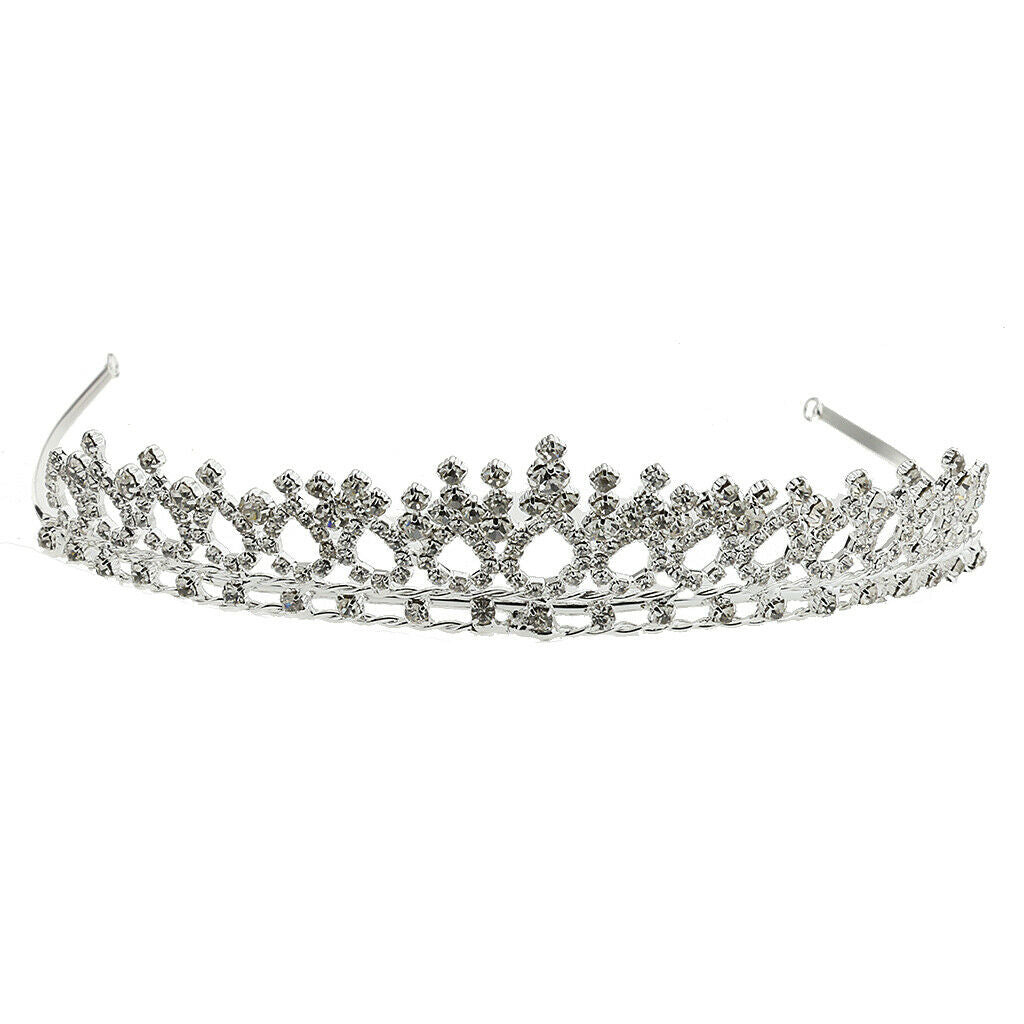 Crystal Rhinestone Wedding Party Bridal Headband Crown Tiara Hair Jewelry