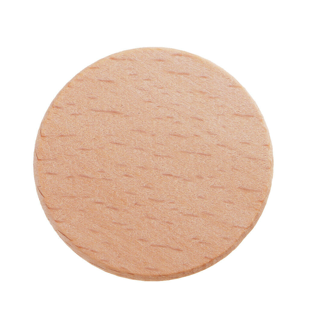 20x Round Wooden Slices Wood Pieces DIY Wood Pieces Discs Wood Material