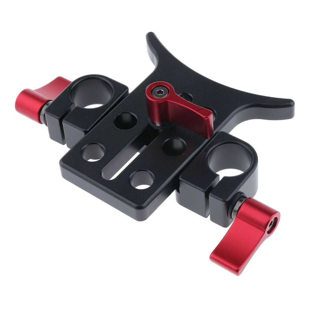 Lens Support 15mm Rod Clamp Block for 5D2 5D3 DSLR Rod Support Rail System