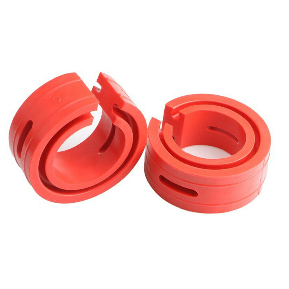 2x Car Shock Absorber Spring Bumper Buffer Power Cushion Coil Damper Tool Red