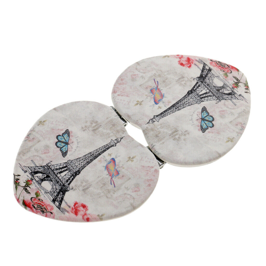 Mini Folding Double Sides Makeup Cosmetic Mirror Compact Pocket Random Heart