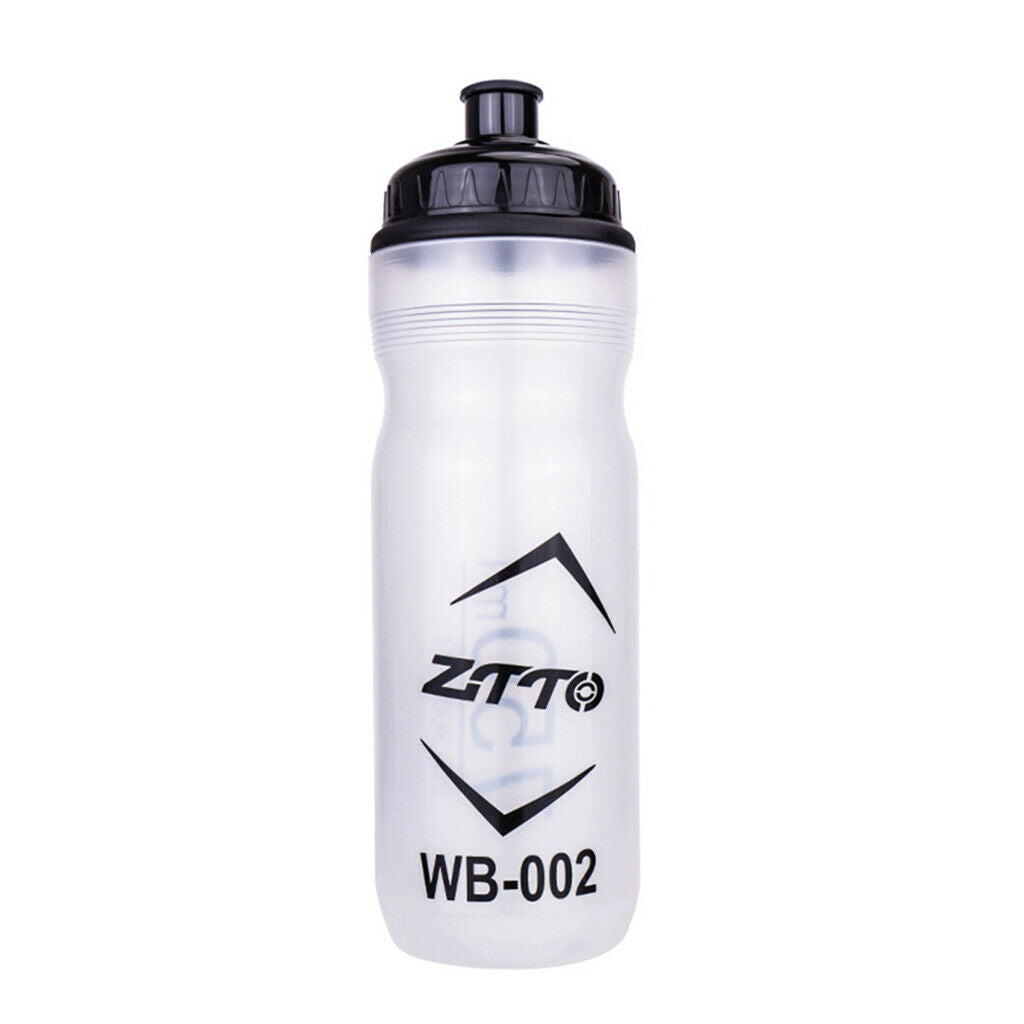 Silicone Water Bottle Sports Squeeze Bottles Running Gym Workout Lock Valve