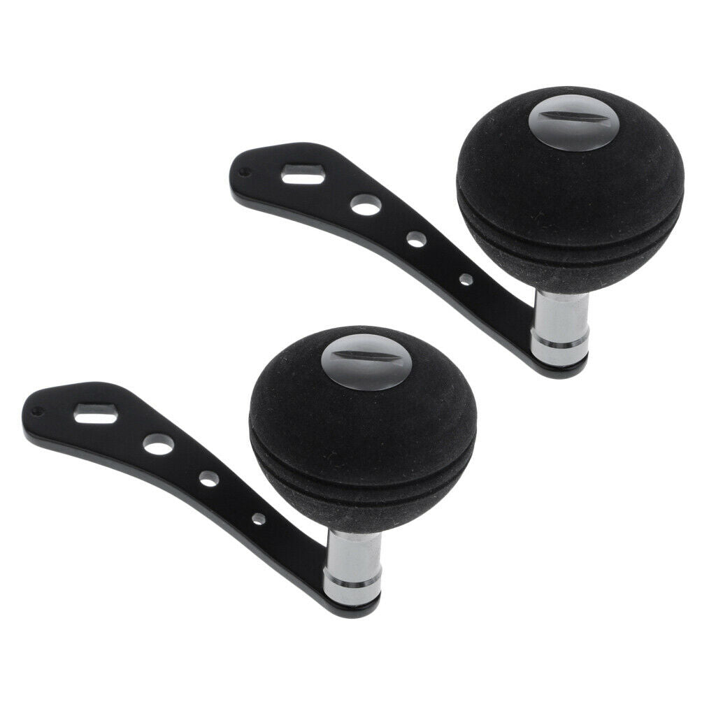 2 Pieces Non-slip Grip, Fishing Reel Handle with Knob DIY for Reel