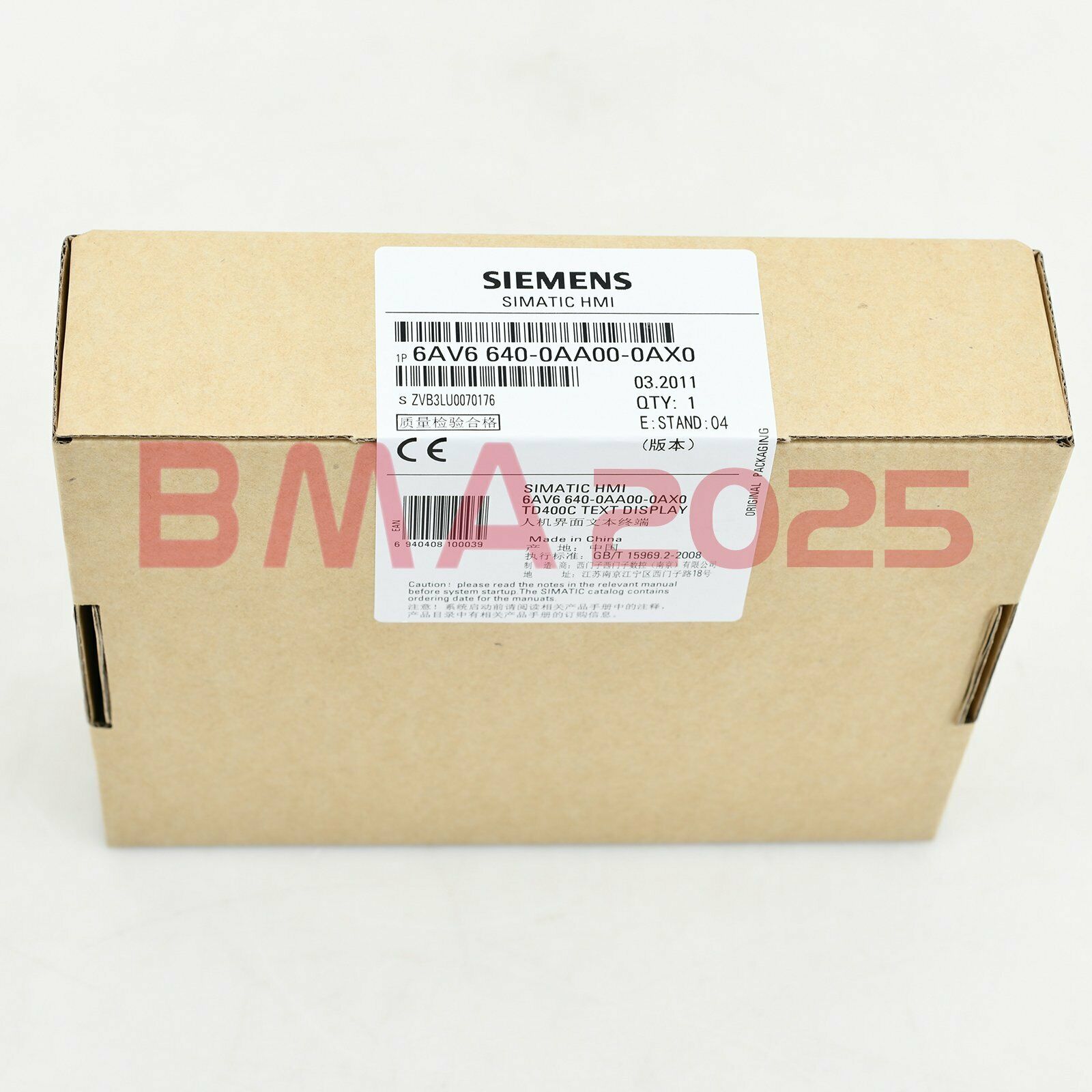 New in box 6AV6 640-0AA00-0AX0 6AV6640-0AA00-0AX0 one year warranty SM9T
