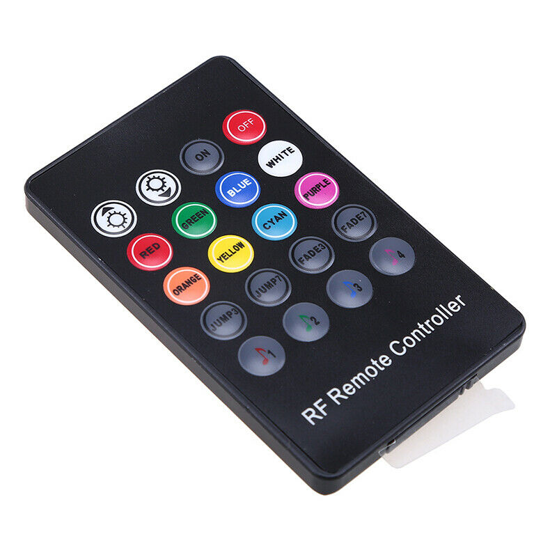 18 LED 4Pcs Car Interior Atmosphere Neon Colorful Lights Strip Remote Remote