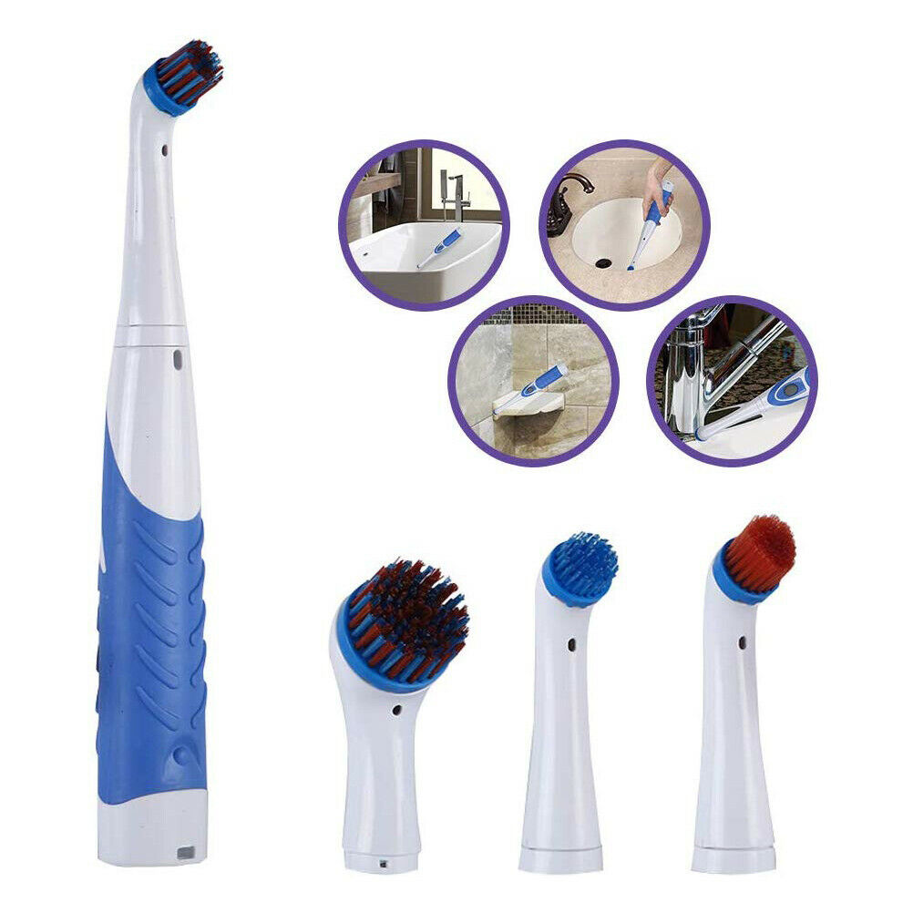 4 in 1 Electric Handheld Scrubber Cleaning Brush Household Kitchen Cleaner