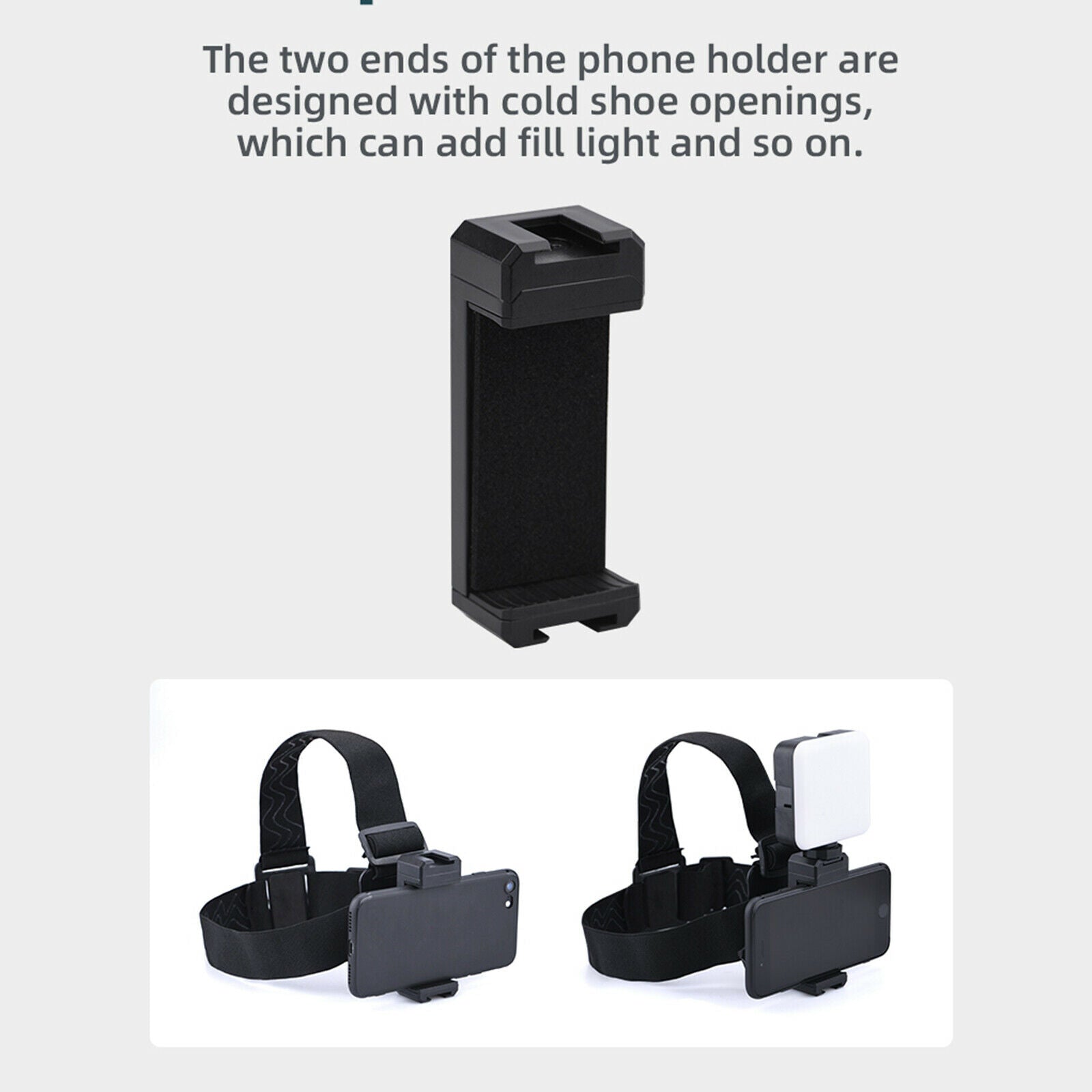 Accessories for smartphone headgear flexible wide compatible