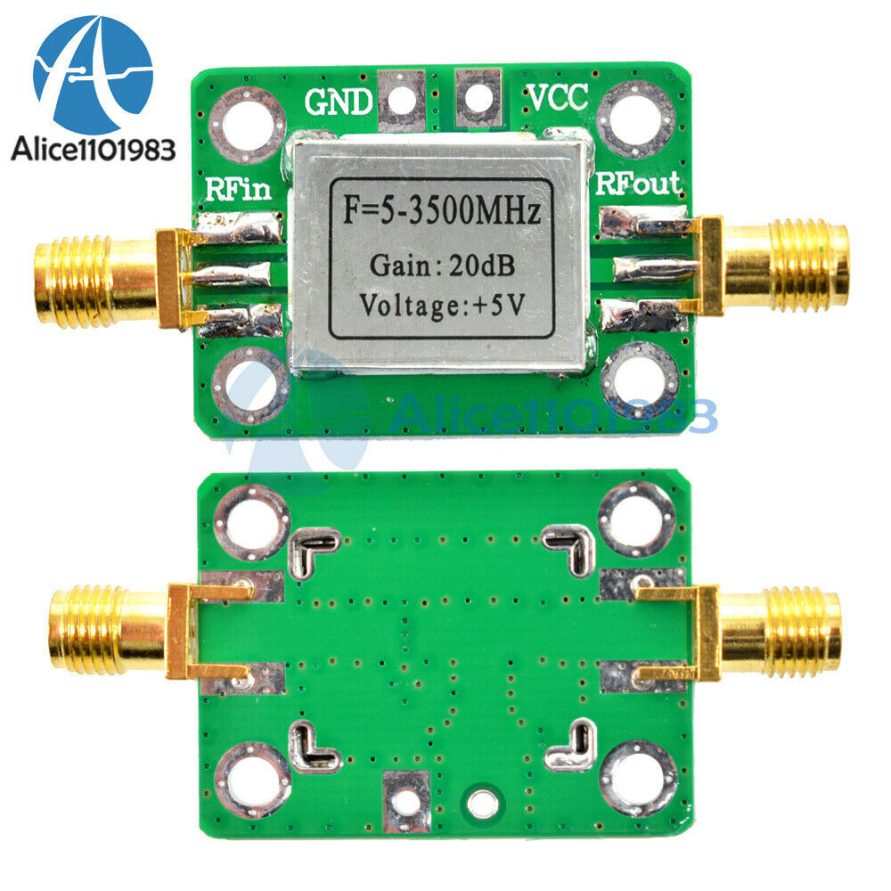 5-3500MHz 20dB with Shielded RF Broadband Low Noise Signal Amplifier Module