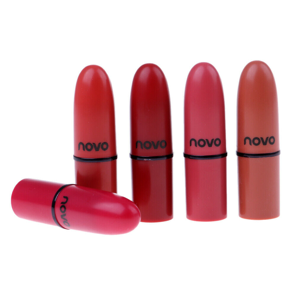 5 PCS Fashion Long Lasting Matte Lipstick Non-stick Cup Waterproof Lip Balm Set