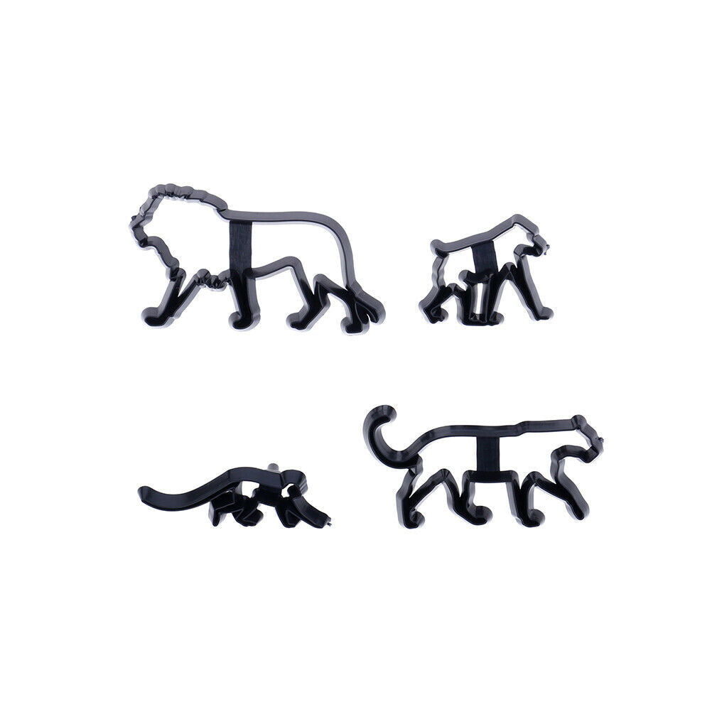 8pcs/set Cookie Cutter Plastic Animals Fondant Biscuit Mold Cutter Cake M.l8