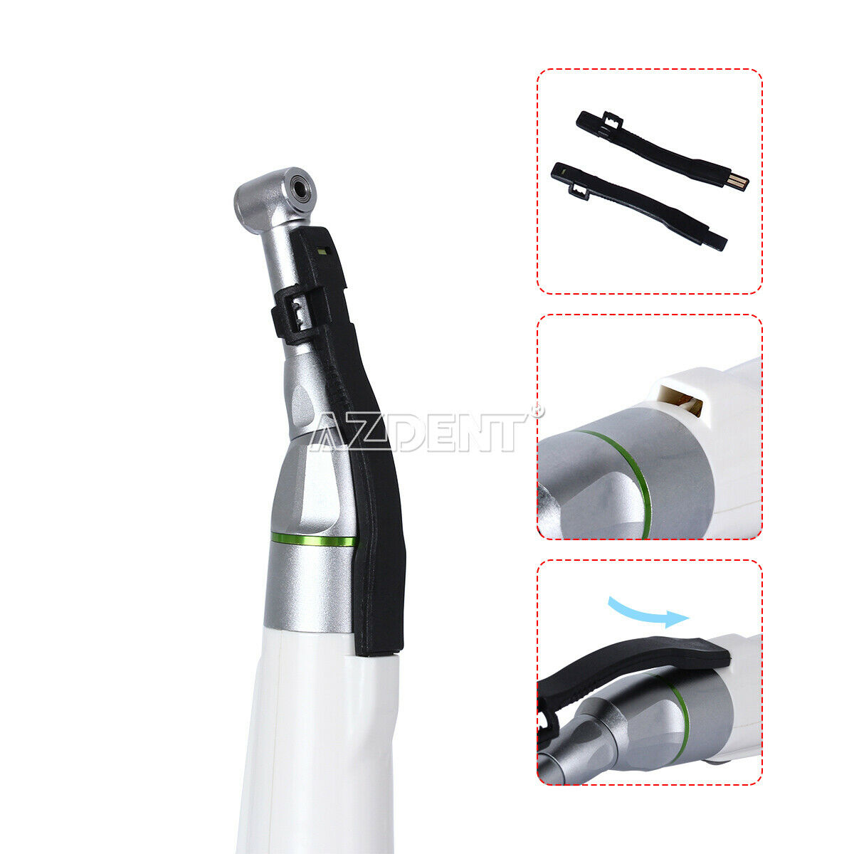 Dental LED Endo Motor Mini 16:1 Reduction Contra Angle M1-M9 YDK-EM-Ⅱ Wireless