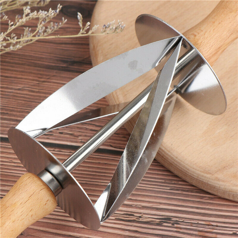 1PC Upspirit Stainless Steel Rolling Cutter for Making Croissant Bread  N HcBDA