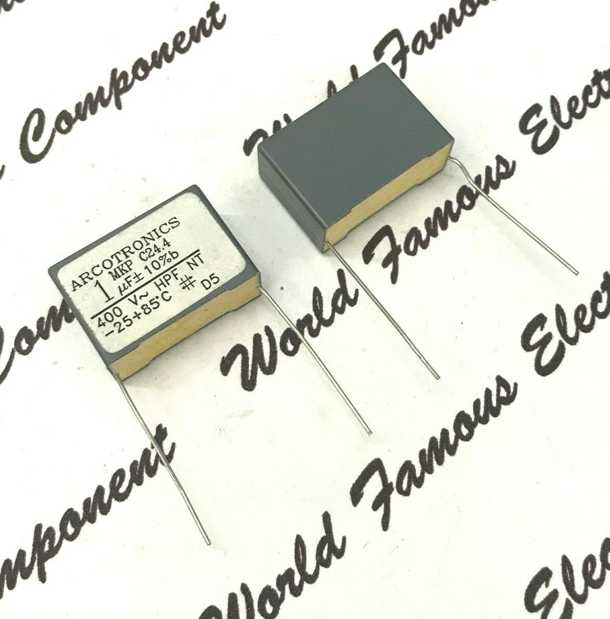 6pcs - ARCOTRONICS 1uF (1µF) 400V  MKP C24.4 -10% pitch:27.5mm Capacitor