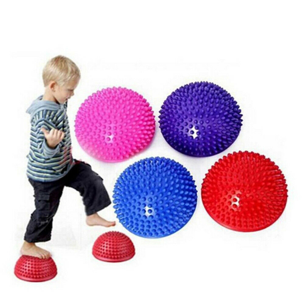 2Pcs Hemispheres Stepping Stone Massage Ball Kids Sensory Balance Training To Tt