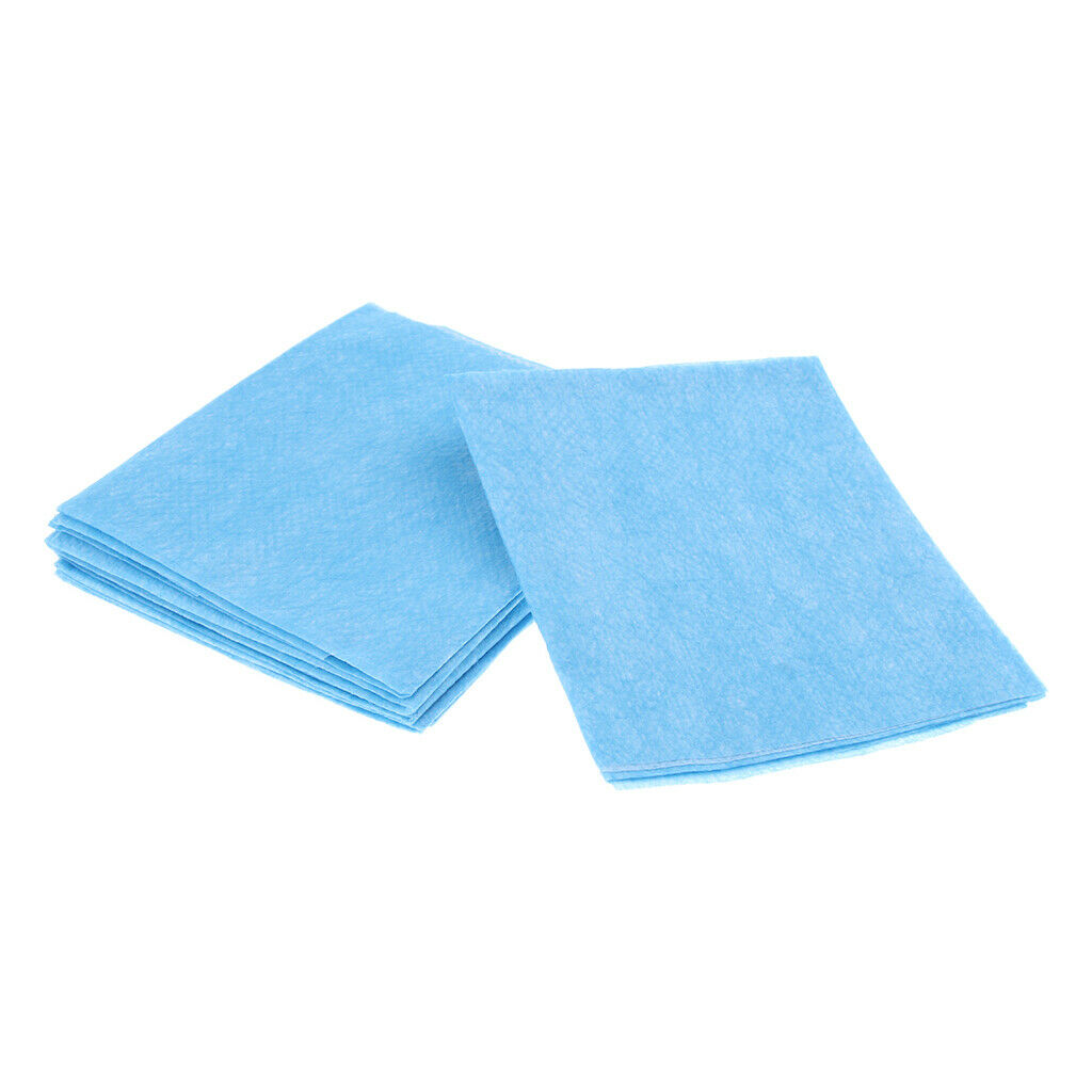 6 Pieces Travel Waterproof Toilet Seat Paper Covers Disposable Sanitary Blue
