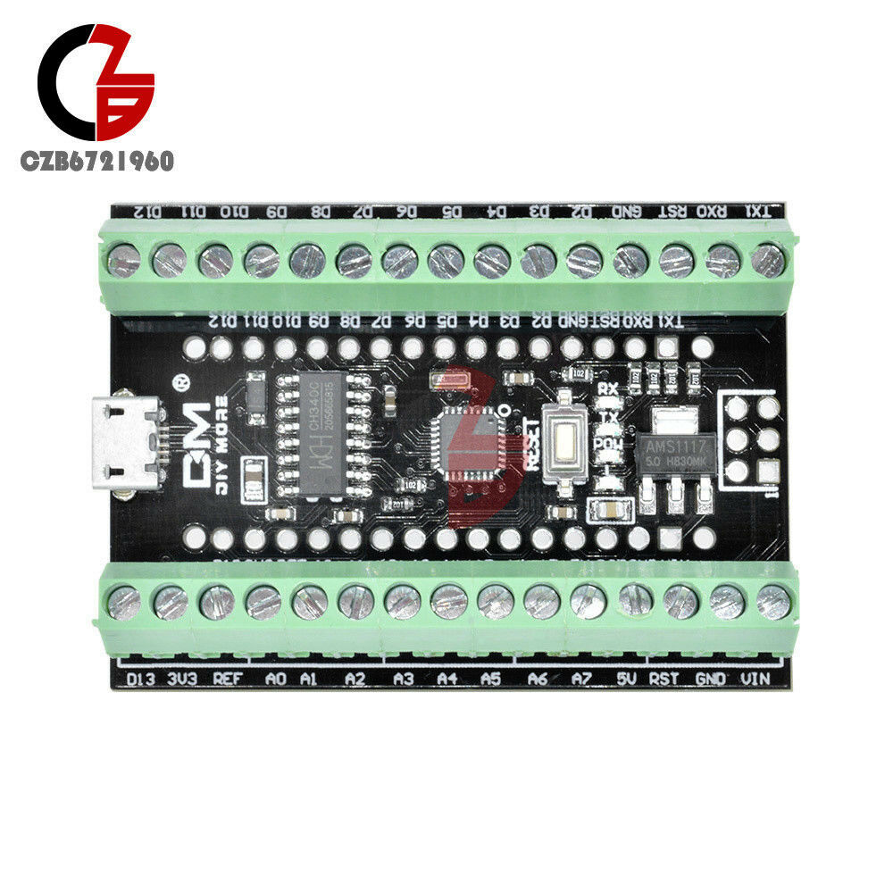 Atmega328P Nano3.0 CH340 USB Driver+Terminal Adapter Expansion Board 2 in 1