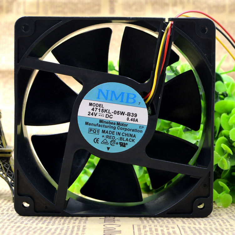 For 1 PCS NMB 4715KL-05W-B39 12038 12cm 120mm DC 24V Axial cooling fan 3 Pin