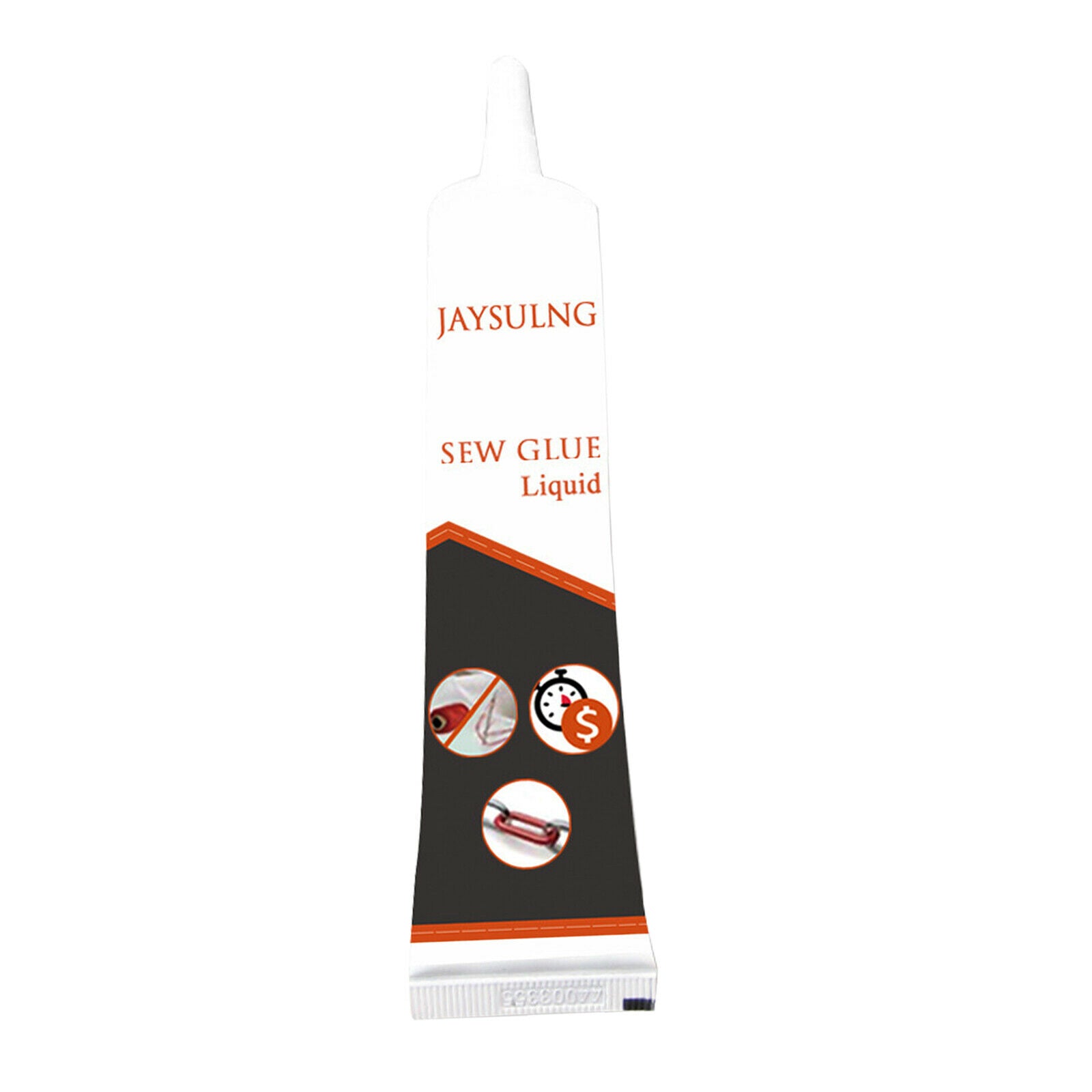 50ml Fabric Glue Waterproof Liquid Sew Glue Sewing Solution for Denim White