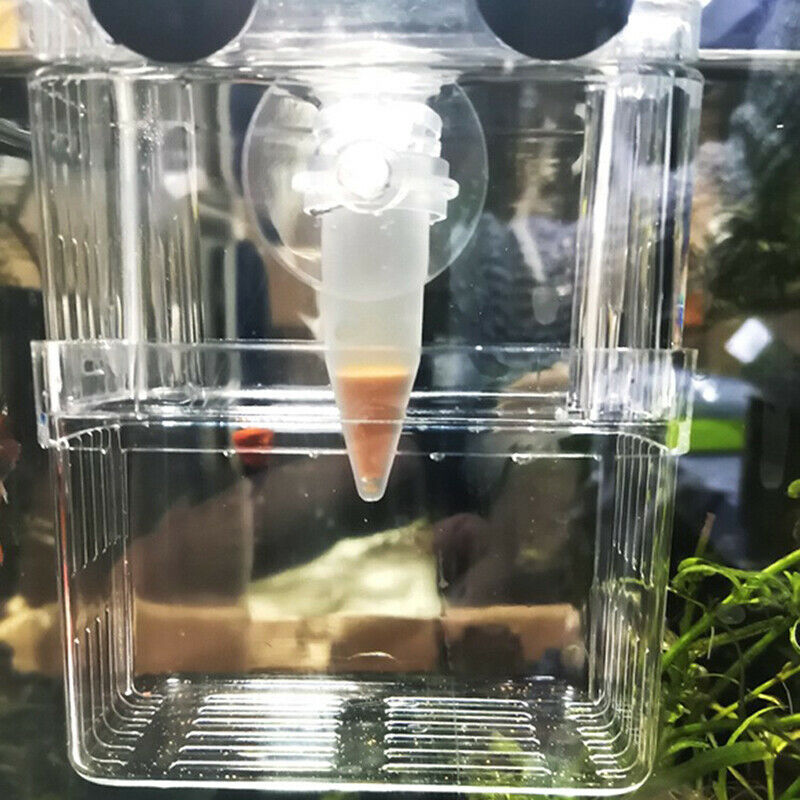 2PCS Automatic Fish Feeder Tapered Aquarium Worm Feeder Funnel With Sucti.l8