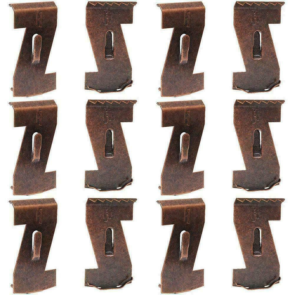 10 pcs Pack Heavy Duty Brick Clips Brick Picture Hangers Hooks Clips B3B3 U8S3